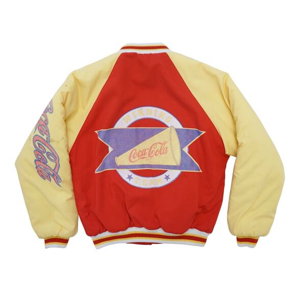 Vintage 80s Coca Cola Bomber Jacket Youth12 - Picture 2 of 8